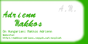 adrienn makkos business card